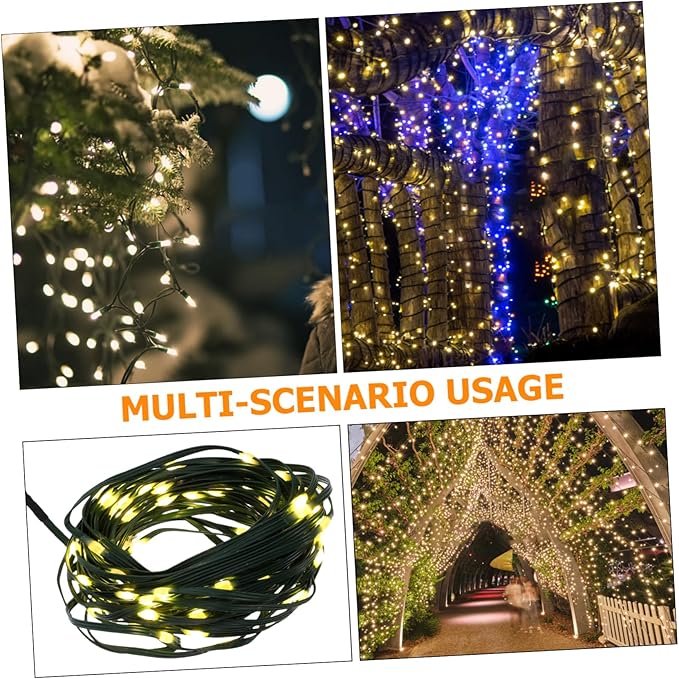 UPKOCH 4.5v Outdoor Solar Led Light Strip Cuttable String Lights for Decorative Lighting for Garden Home Shop