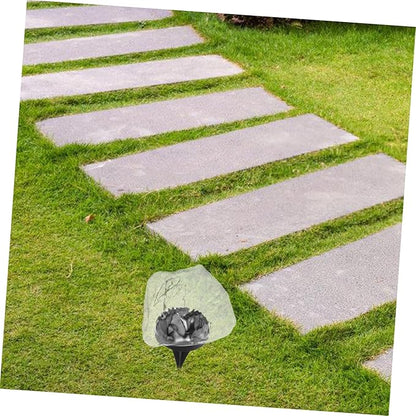 SUPVOX Solar Led Landscape Lights Outdoor Stone Shape Ground Lights for Garden Patio Pathway Walkway Decor