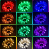 LUXSWAY Umbrella Lights Battery Operated,12 Color Changing Outdoor Patio Umbrella Light for Pole with 80Ft | Lumora
