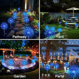 suddus Solar Garden Lights Outdoor Waterproof Decorative, 2Pack 150LED Firework Lights, Solar Fairy Lights for | Lumora