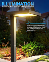 SUNVIE Low Voltage Landscape Lighting with Connectors 5W Anti-Glare LED Pathway Lights Wired Waterproof Outdoor | Lumora