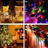 XTF2015 Christmas Outdoor Indoor Lights, 105ft 300 LED End to End Connected 9 Modes Timer Remote Christmas String | Lumora