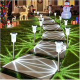 DenicMic Solar Lights Outdoor 10 Pack Waterproof 6000K Cold White LED Stainless Steel Stake Outside Lights for Yard | Lumora