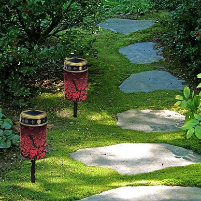 Halloween Dead Branches Solar Lights Outdoor Waterproof Halloween Pathway Lights Garden Lantern for Yard Patio Walkway Halloween Decor Solar Lights Wall Light Auto On/Off