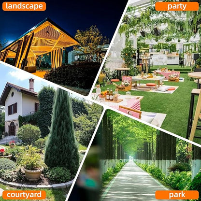 Outdoor Solar Garden Lights, 300 LED Multicolor Fairy Lights, Waterproof Outdoor Decoration, 23.6 Inch Willow Tree Lights for Garden, Patio, Path, Party, Christmas. (Warm White)