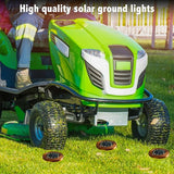 Solar Ground Lights Outdoor Waterproof Flat Garden Solar Disk Lights Outdoor Floor Lights 12 LED 4 Pack for Garden | Lumora