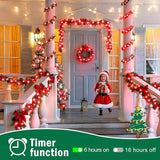 SAUIRS 197FT 500 LED Christmas Lights Outdoor String Lights with 8 Modes Timer Waterproof Fairy Light Plug in for | Lumora