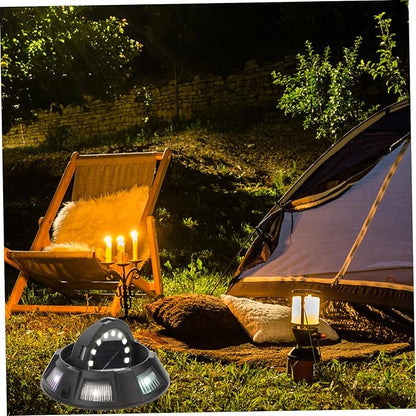 4Pcs Solar Outdoor Ground Lights with Side Glow and Rotatable Design Weatherproof Landscape Lighting for Patio Walkway Lawn Pathway Easy Install Solar Garden Decor