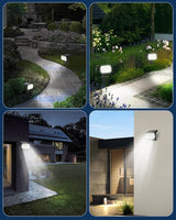 Kaxiida Solar Lights Outdoor Waterproof IP68, 3 Lighting Models Solar Powered Spot Lights Outdoor, 56LED Light Dusk | Lumora