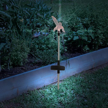 NUOBESTY Waterproof Solar LED Garden Lawn Light with Pole Outdoor Solar Pathway Lighting for Patio Yard 1pcs