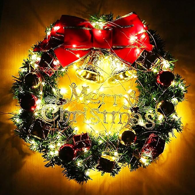 RUICHEN USB Plug in String Lights Silver Wire 20 Ft 120 LED Starry Fairy Lights with On/Off Switch, Warm White