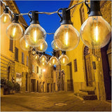 Festoon Outdoor String Lights Mains Powered 50FT G40 25+2 LED Replacement Bulbs, Garden Lights with Indoor & | Lumora