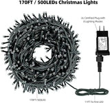 170FT 500 LED Christmas Lights Outdoor Indoor, Waterproof Christmas Tree Lights for Christmas Decorations with | Lumora