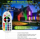 Junview Christmas Spotlight Outdoor 120V LED Spot Lights Outdoor RGB 12W Color Changing Landscape Lights with | Lumora