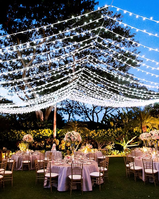 120FT 380 LED Christmas String Lights, 8 Modes Plug in Fairy Lights Connectable, Timer & Memory, Indoor Outdoor | Lumora