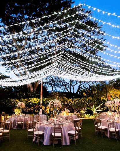 120FT 380 LED Christmas String Lights, 8 Modes Plug in Fairy Lights Connectable, Timer & Memory, Indoor Outdoor Twinkle Light for Christmas Tree Yard Outside Bedroom Classroom Decoration, Cool White