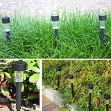 10pcs Waterproof Solar Powered LED Path Lights Outdoor Garden Landscape Lawn Lamps White Light Ground Stake for | Lumora