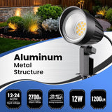 All-in-One Low Voltage Landscape Lighting Kit 12W LED Landscape Lights with 150W Transformer 2700K 12V-24V | Lumora