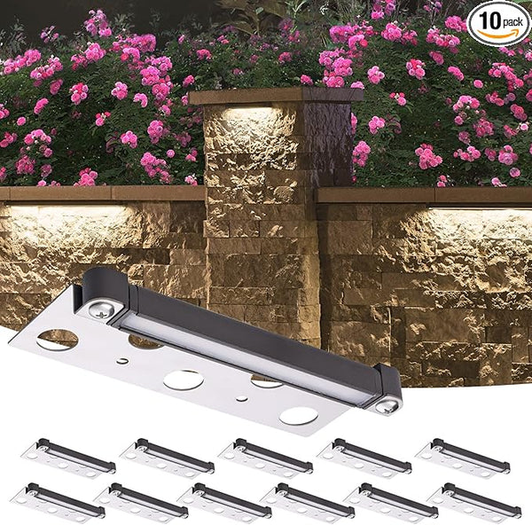 LED Hardscape Light 7 Inch 1.5W Deck Step Paver Wall Garden Pathway Lamp, Warm White 2700K, 12V Low Voltage AC/DC | Lumora