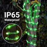 Solar Rope Lights, 2 Packs Total 66ft 200LEDSolar String Lights, 8 Modes Waterproof Solar Powered Outdoor Light | Lumora
