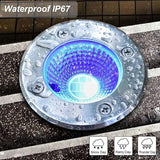 RGBW Low Voltage Landscape Light In-ground Lights with Connectors LED Well Light Waterproof IP67 3W DC12V Color | Lumora