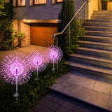 JJGoo Solar Firework Lights, 2 Pack 120 LEDs 2 Lighting Modes Solar Garden Lights Outdoor Waterproof for Yard Patio | Lumora