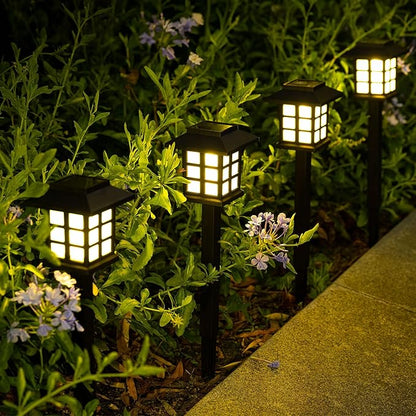 SOLPEX 16 Pack Solar Outdoor Lights, Path Lights, Walkway Lights Outdoor, Solar Garden Lights, Pathway Lights Waterproof for Garden, Yard, Landscape (Warm White)