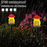 Mushroom Solar Lights Outdoor, Waterproof Fairy Houses Lights Mushroom Garden Decor Decorative Solar Powered Garden | Lumora