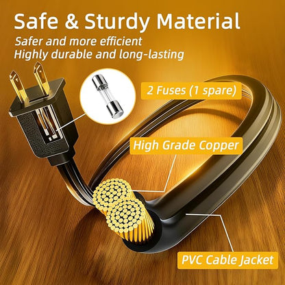50FT Outdoor String Led Patio Lights 15M Outside Waterproof Light with ST38 Shatterproof Bulb Connectable Hanging Outdoor Electric Lighting for Garden Backyard Gazebo Porch Party Yard