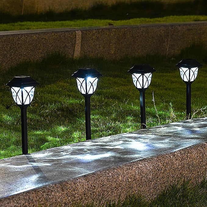 keeda Solar Pathway Lights Outdoor Waterproof Modern Style Design Solar Landscape Light for Outside Garden Yard | Lumora
