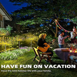 1 Pack Solar Firework Light, Waterproof Lawn Lamp Lights with 8 Lighting Modes,Holiday Decorations Lights Outdoor | Lumora
