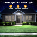 Onforu Solar Lights Outdoor, 3000LM 180 LED Motion Sensor Flood Lights with Remote Control, 3 Modes, IP65 | Lumora