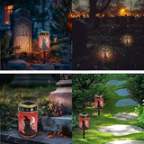 Halloween Solar Lights Outdoor Waterproof Cemetery Solar Lights for Grave 2 Pcs Memorial Solar Lights for Graves | Lumora