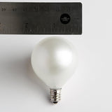 Hometown Evolution, Inc. White Pearl Outdoor Patio Globe String Lights (Commercial 100 Foot 80 Socket - G50 White | Lumora