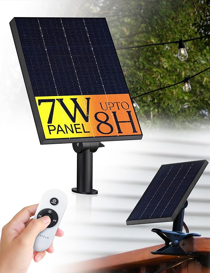 Brightech Ambience Pro Replacement Solar Panel - Compatible Only with Brightech Solar Powered Outdoor String Lights | Lumora