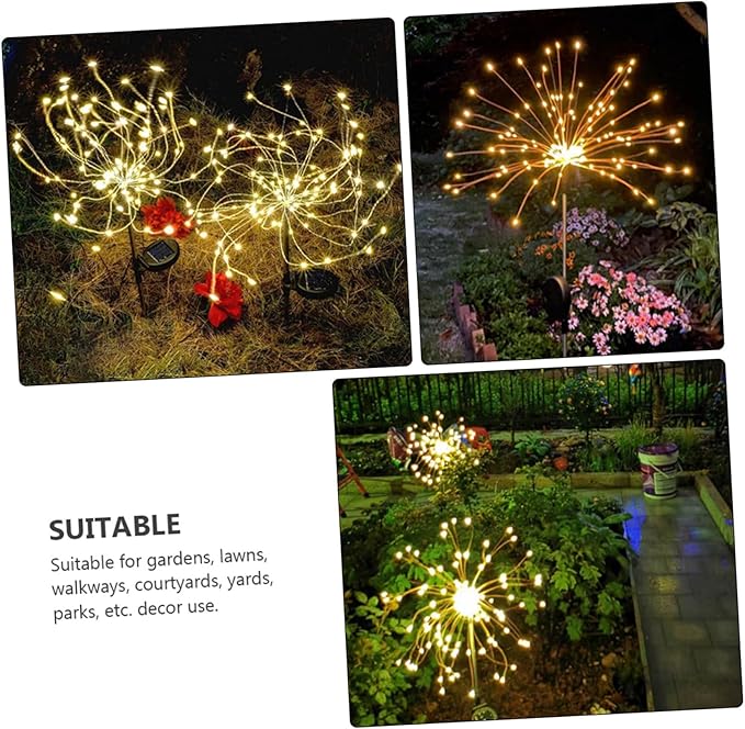 Solar Pathway Light Shape Garden Lamp Dandelion Decor Outdoor Courtyard Lighting | Lumora