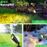 RGB Landscape Lighting, Smart Low Voltage Landscape Lighting Kit with Color Changing, 4 Pack 12 Volt Landscape | Lumora