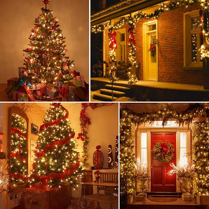1000 LED 328ft 8 Modes with Timer Christmas String Lights IP55 Outdoor Waterproof UL Certificated Indoor Fairy | Lumora
