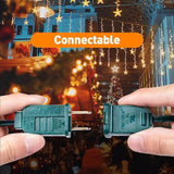 C7 Christmas Lights - 25FT Clear Multicolor LED Outdoor String Lights, Commercial Grade with 27 C7 Bulbs | Lumora
