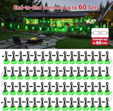 LAMPHOME 4-Pack 26Ft ST38 Green St Patrick's Day Patio Lights，Outdoor String Light with 12+1 Shatterproof LED | Lumora