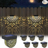 Solar Fence Lights Wall lihgts Outdoor Decorations 6 Pack Solar Step Lights Outdoor Waterproof LED Solar Powered | Lumora