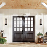 Kichler 49120AVIFL Camden Outdoor Wall 2-Light Fluorescent, Anvil Iron | Lumora