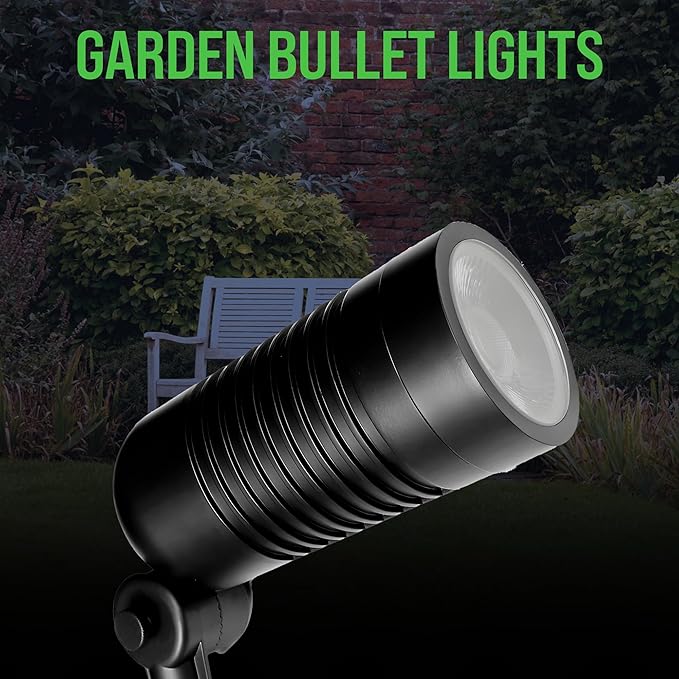 Outdoor Landscape Spotlights – 3000K/4000K/5000K Color Changing Options in Aluminum Housing – 120 Voltage | Lumora