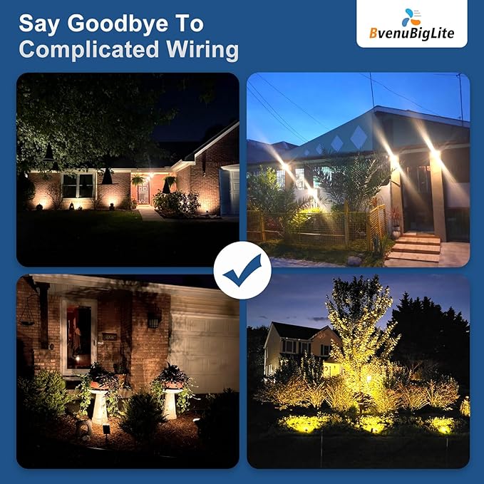 Solar Lights Outdoor Waterproof: IP65 Led Spot Light Decorations for Garden - 3 Lighting Modes Solar Powered for | Lumora