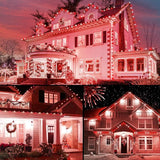 C9 LED Christmas Lights Outdoor with 50 Spring Clips, 50ft 50 LED Waterproof Strawberry String Lights, Commercial | Lumora