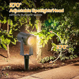 SUNTHIN Outdoor Landscape Lighting with Remote, RGBW Color Changing Spot Uplights, 16 Pack | Lumora