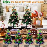 Solar Christmas Decorations Outdoor，DEIDOULU Solar Christmas Tree, 2 Pack 40 Led Light 2 Modes Outdoor Xmas Tree | Lumora