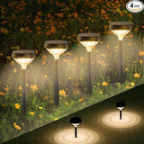 Linkind Solar Pathway Lights 4 Pack, Solar Lights Outdoor, Warm White Path Waterproof for Walkway Yard Landscape | Lumora