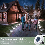 echosari Solar Ground Lights 6 Pack, Upgraded Solar Garden Lights Waterproof Long Lasting for Pathway Walkway Patio | Lumora