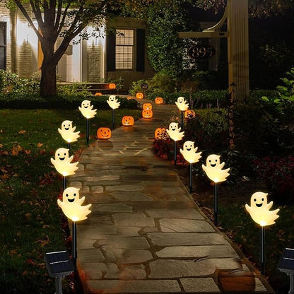 Solar Christmas Pathway Lights (Warm White)